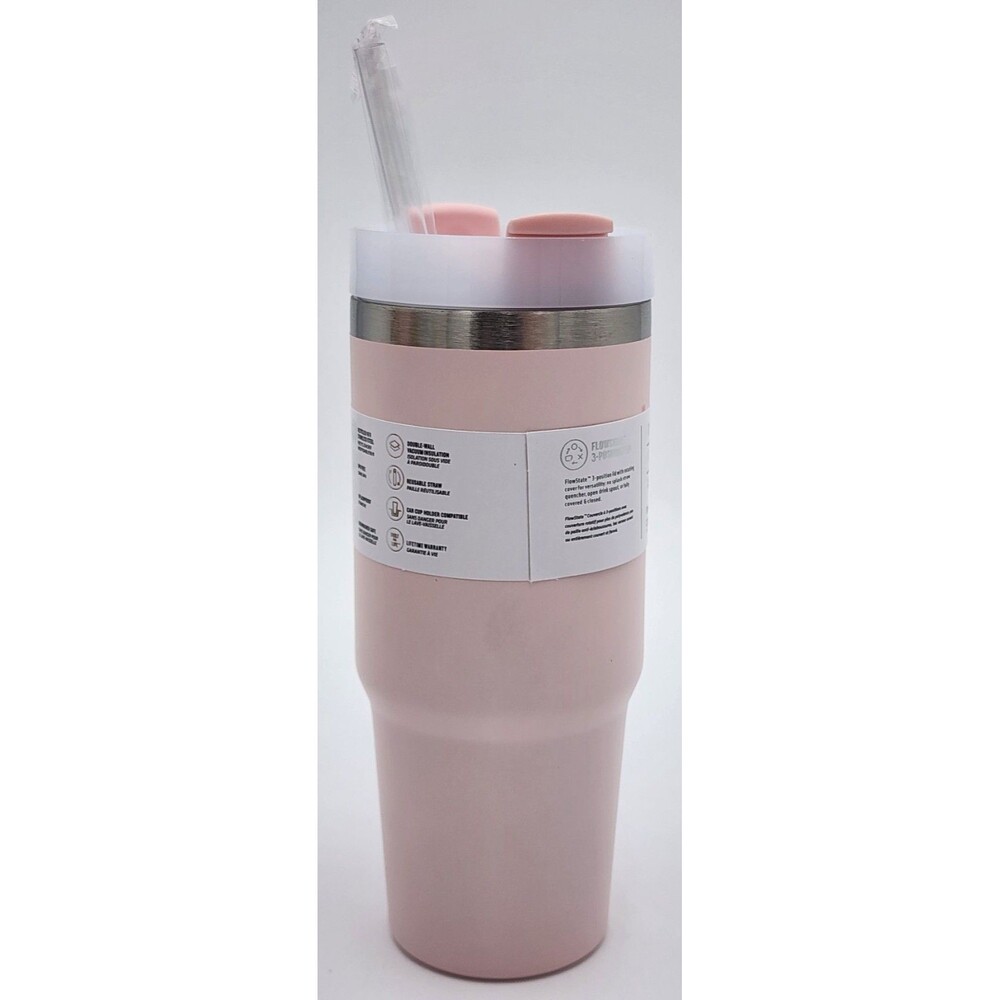 Stanley Pink 16oz Tumbler w/Opaque Lid - Picture 8 of 16
